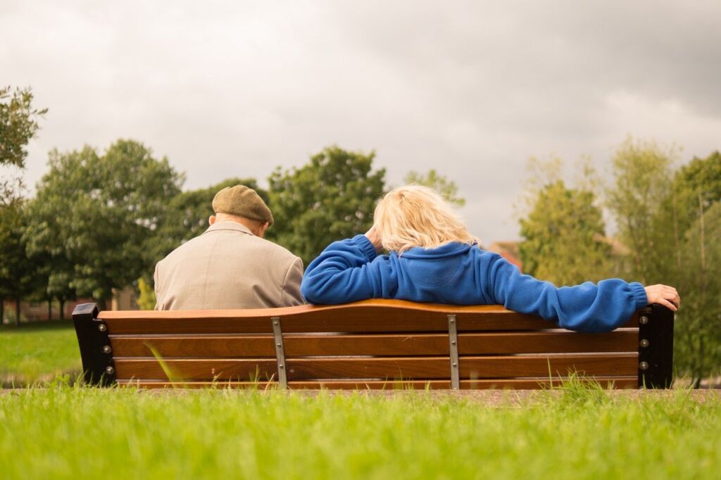 Relaxing on a bench facing senior debt after free consultation with The Columbus Bankruptcy Lawyer, Scott Needleman